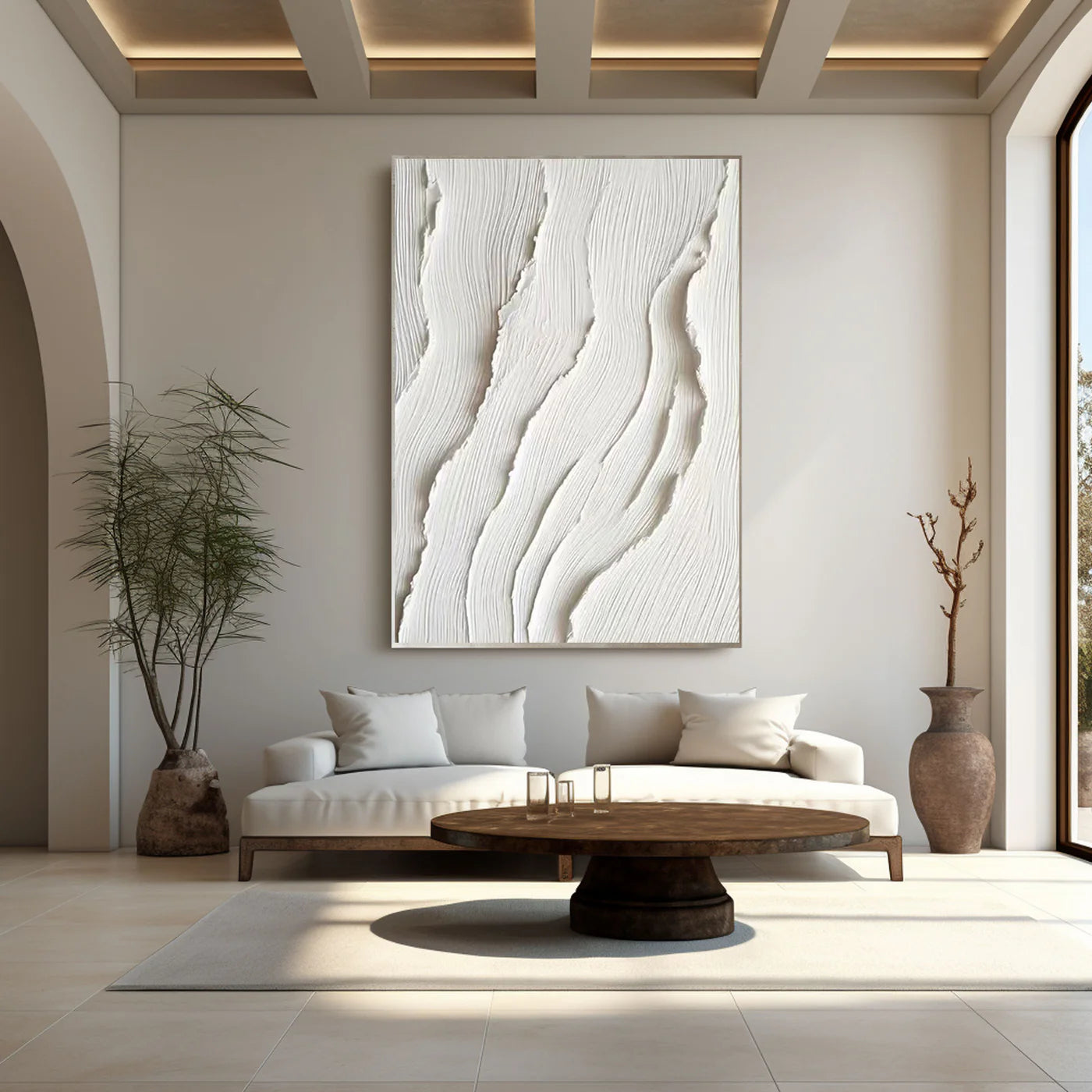 Plaster Painting "Eternal Flow"