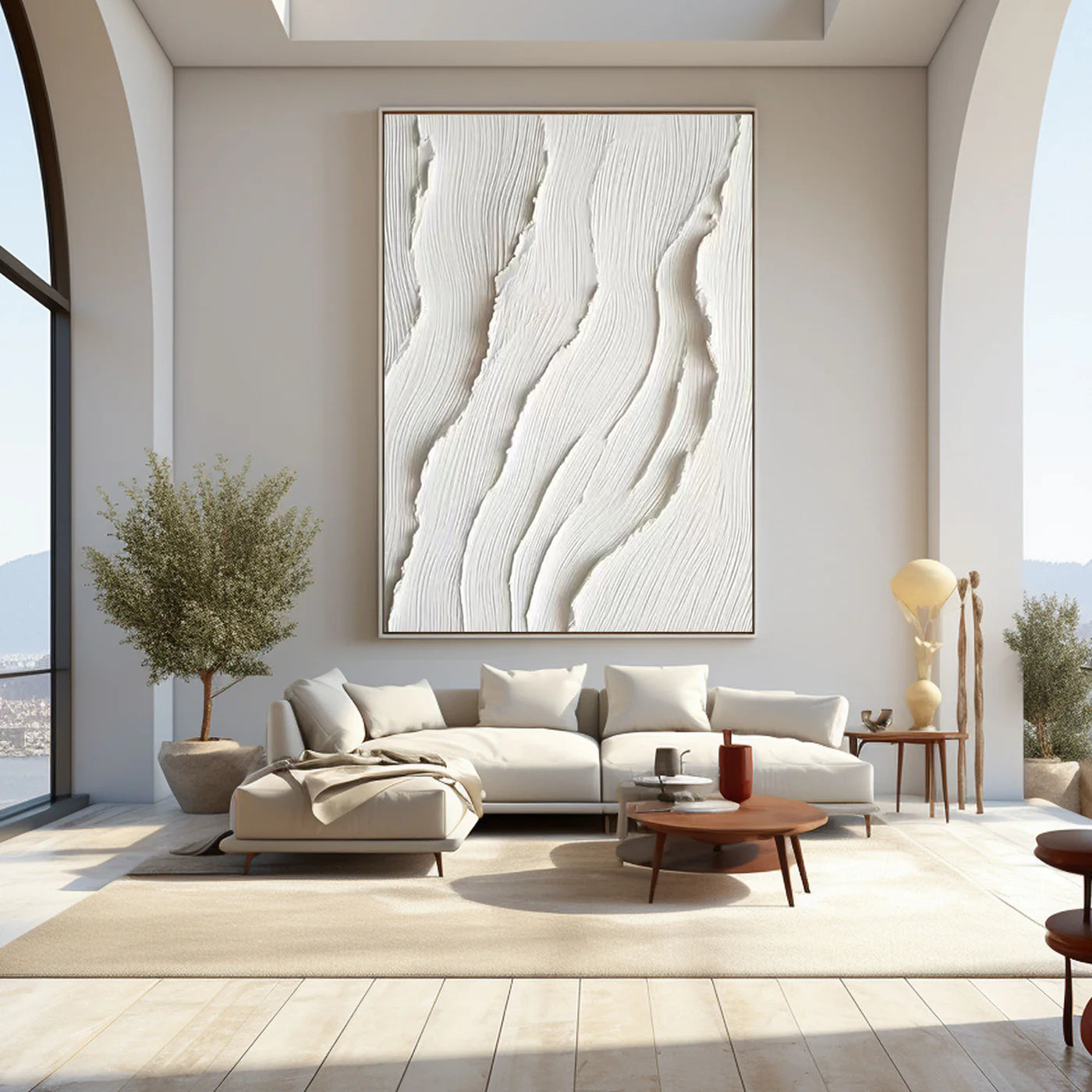 Plaster Painting "Eternal Flow"