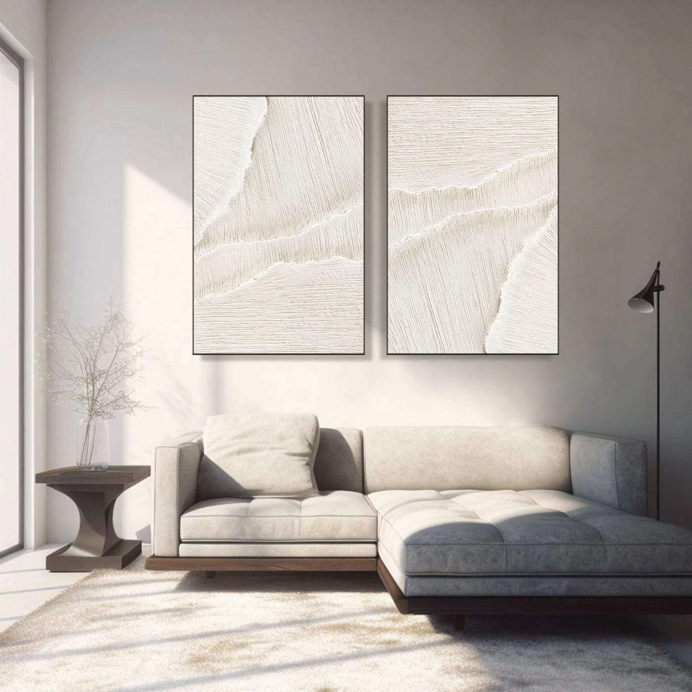 Plaster Painting "Divide"