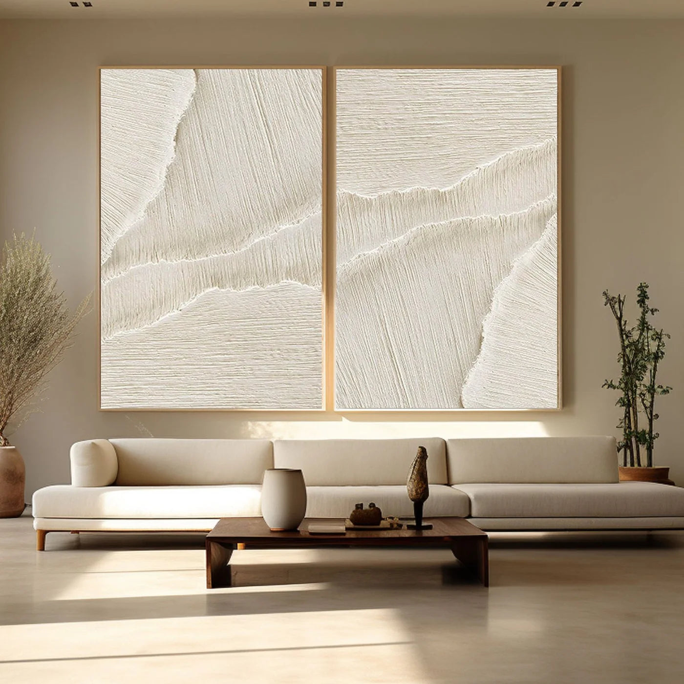 Plaster Painting "Divide"