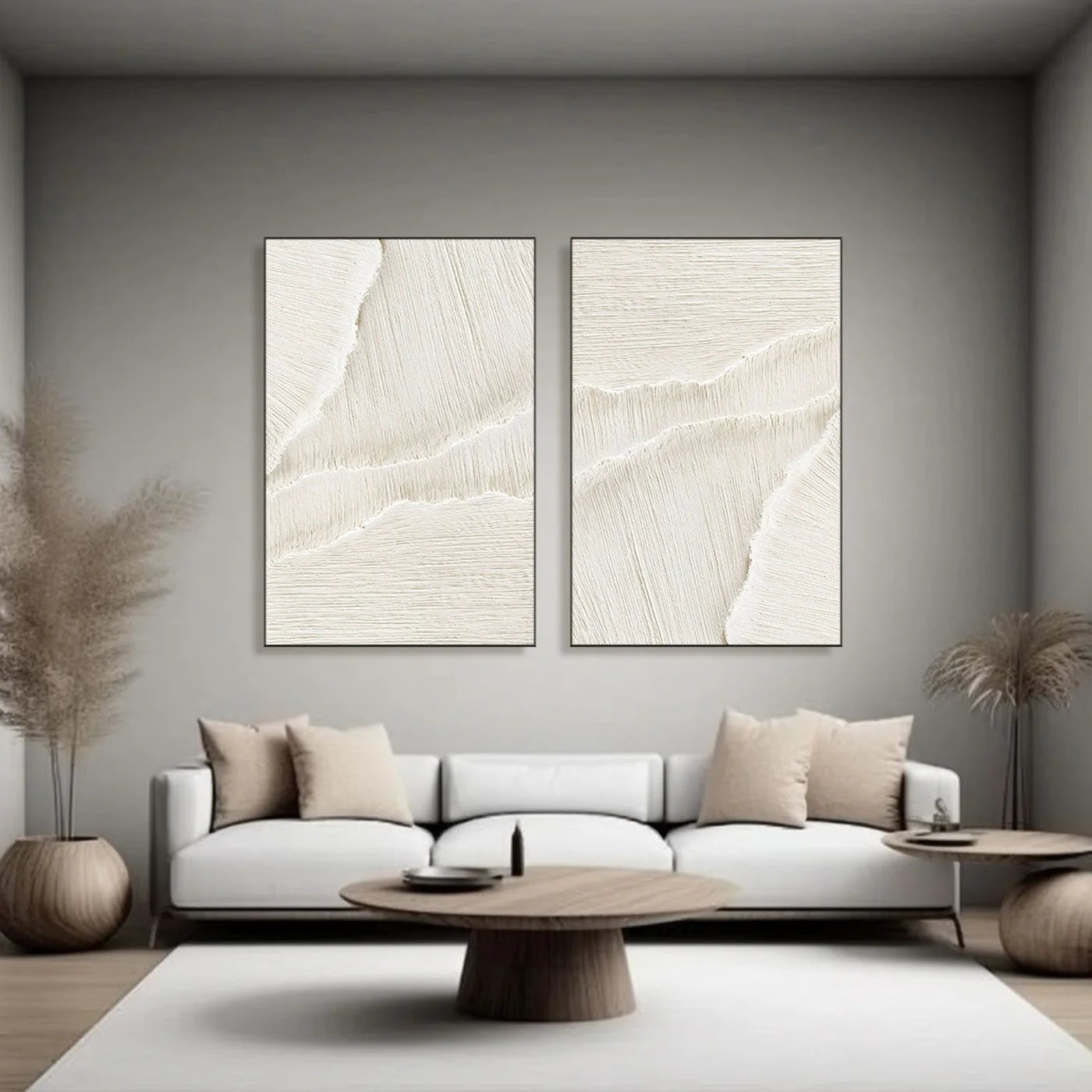 Plaster Painting "Divide"