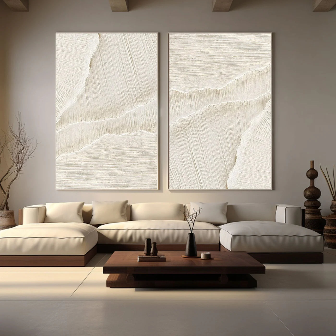Plaster Painting "Divide"
