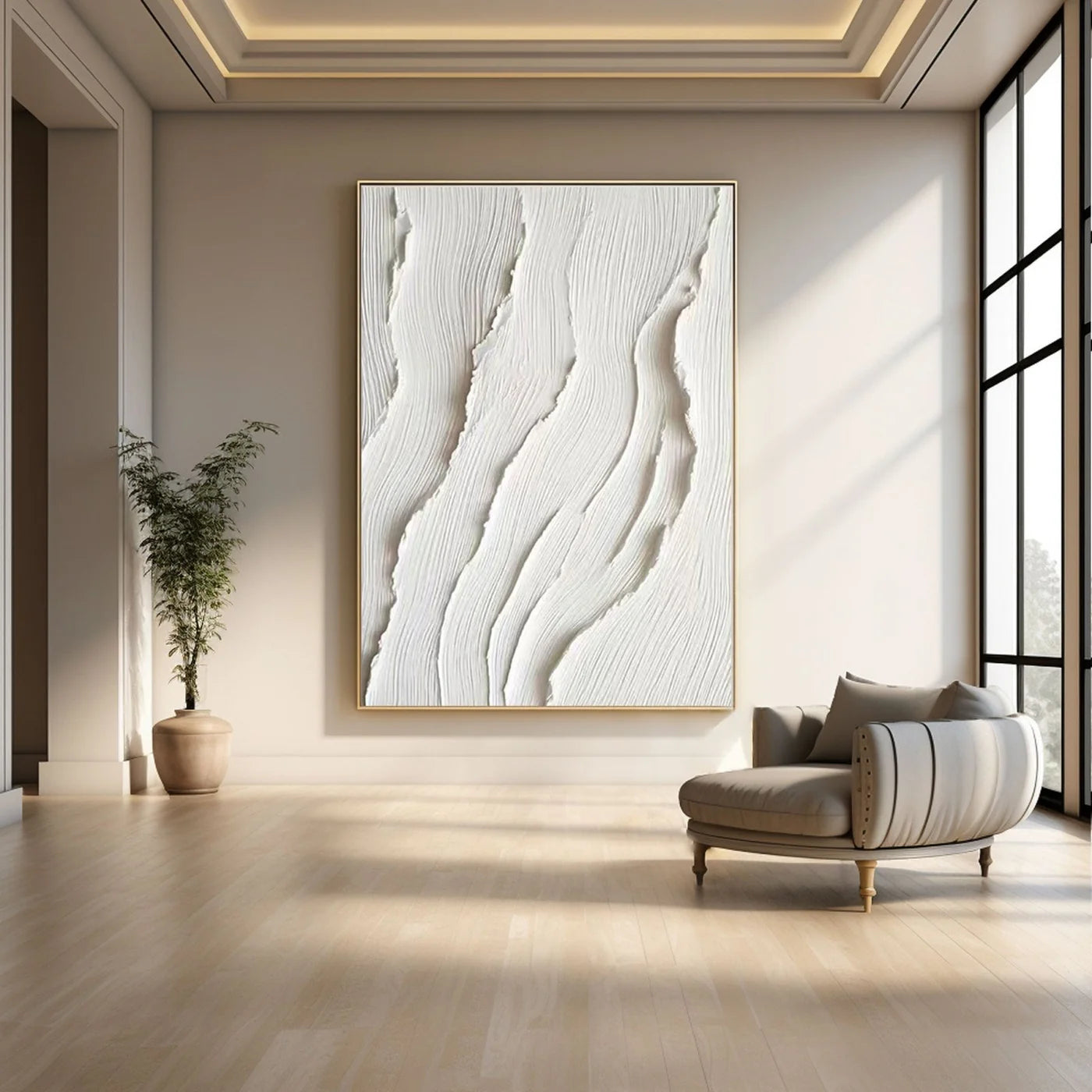 Plaster Painting "Eternal Flow"