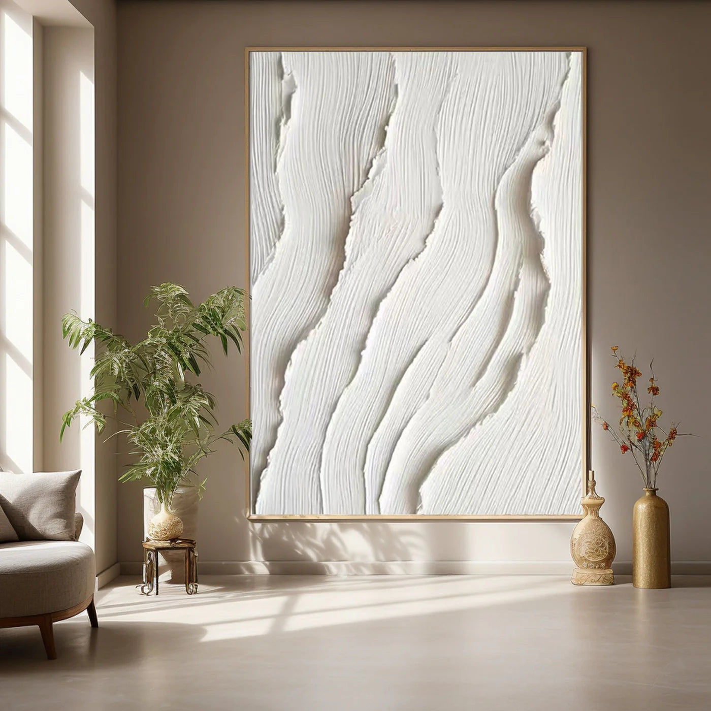 Plaster Painting "Eternal Flow"