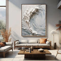 Plaster Painting "Whispers of Serenity"